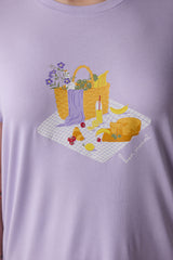 Bon Vivant Lilac T-Shirt
