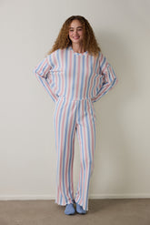 Moonlight Crew Neck Thermal Effect Pajama Set