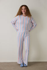 Moonlight Crew Neck Thermal Effect Pajama Set