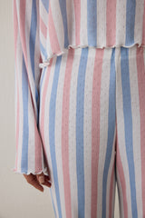 Moonlight Crew Neck Thermal Effect Pajama Set