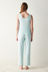 قميص بيجاما بأكمام قصيرة بلون النعناع الأخضر من Cuteness