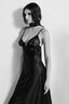 Belle Satin Black Nightgown