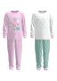Cotton Girls Birthday Party Multicolored 2-Piece Pajama Set