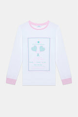 Cotton Girls Birthday Party Multicolored 2-Piece Pajama Set