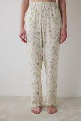 Iris Floral Pants Multicolored Pajama Bottoms