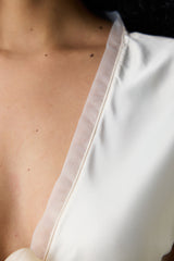 Roses Satin Cream Nightgown