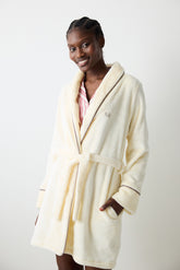 Aria Soft Ecru Dressing Gown