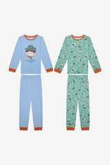 Boy New Sheriff 2-Piece Multicolored Pajama Set