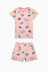 Girl Local Multicolored 2-Piece Pajama Set