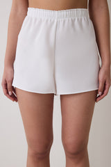 Bridal Delicate Satin Off White Shorts Pajama Bottoms