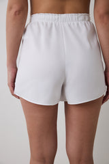 Bridal Delicate Satin Off White Shorts Pajama Bottoms