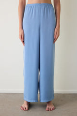 Blue Luna Satin Wide Leg Pajama Bottoms