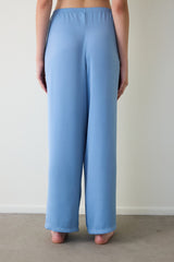 Blue Luna Satin Wide Leg Pajama Bottoms
