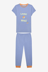 Boys Mars 2-Piece Multicolored Pajama Set
