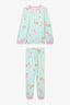Light Mint Girls Fairy Print Long-Sleeve Pajama Set