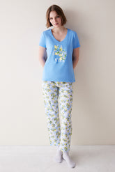 Lemon Pant PJ Set