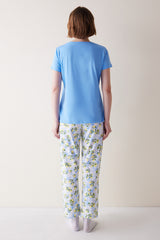 Lemon Pant PJ Set