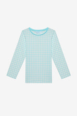 Girl Bow 2-Piece Multicolored Pajama Set