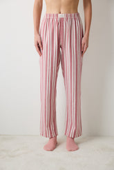 Aria Striped Red Trousers