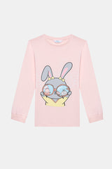 Cotton Girls Volleybunny 2-Piece Multicolored Pajama Set