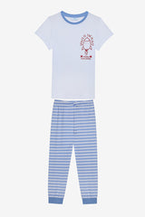 Boy Space Boy 2-Piece Multicolored Pajama Set