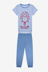 Boy Space Boy 2-Piece Multicolored Pajama Set
