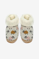Tricot Soft White House Boots