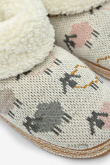 Tricot Soft White House Boots