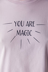 سويت شيرت بيجاما بأكمام طويلة لايلك برموز الأبراج