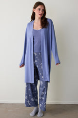 Indigo Hailee Soft Long Sleeve Robe