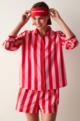 قناع نوم وردي من تينك بينك