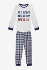 Boy Howdy 2-Piece Multicolored Pajama Set