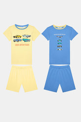Boys Retro Cars 2in1 PJ Set