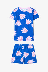 Girls' Shells 2-Piece Multicolored Pajama Set