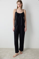 Fleur Black Trousers - Penti Loves Paris Collection