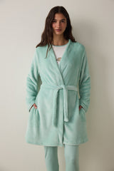 Mint Sleep-In Belted Soft Thermal Robe