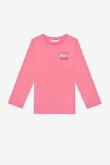 Girl Rose 2-Piece Multicolored Pajama Set