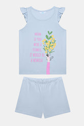 Girls Mimosa PJ Set