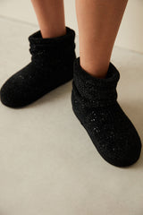 Dark Chenille Boots
