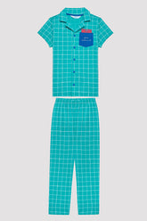 Boys Snacks Multicolored Pajama Set