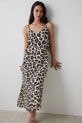 Leopard Chally Multicolored Nightgown