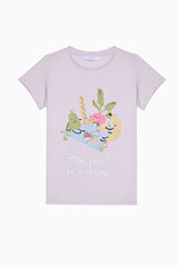 Girl Local Multicolored 2-Piece Pajama Set