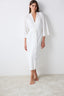 Maria Velvet Off White Dressing Gown