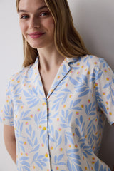 Ella Multicolored Shirt Pants Pajama Set