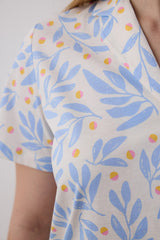 Ella Multicolored Shirt Pants Pajama Set