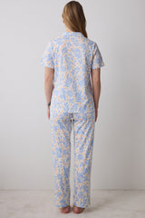 Ella Multicolored Shirt Pants Pajama Set