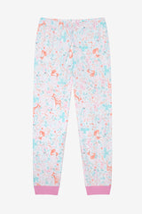 Cotton Girls Picnic 2-Piece Multicolored Pajama Set