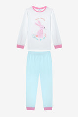 Cotton Girls Picnic 2-Piece Multicolored Pajama Set