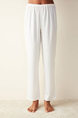 Bridal Satin White Pant PJ Bottom