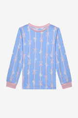 Girl Bowtiful 2-Piece Multicolored Pajama Set